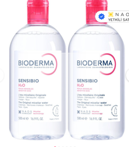Bioderma Sensibio H2O İkili Set 500 ml + 500 ml