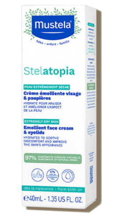 Mustela Stelatopia Emollient Face Cream Yüz Kremi 40 ml