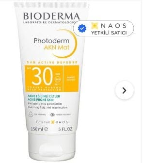 Bioderma Photoderm AKN Mat Spf30+ Güneş Koruyucu Krem 150 ml