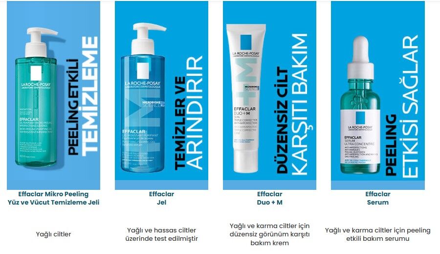 La Roche Posay Effaclar Yağlı Ve Akneye Eğilimli Ciltler İçin Salisilik Asit İçeren Tonik 200 ml