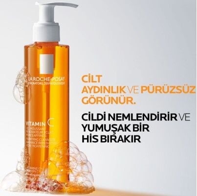 La Roche Posay C Vitamini Içerikli Işıltı Veren Yüz Temizleme Jeli 200 ml