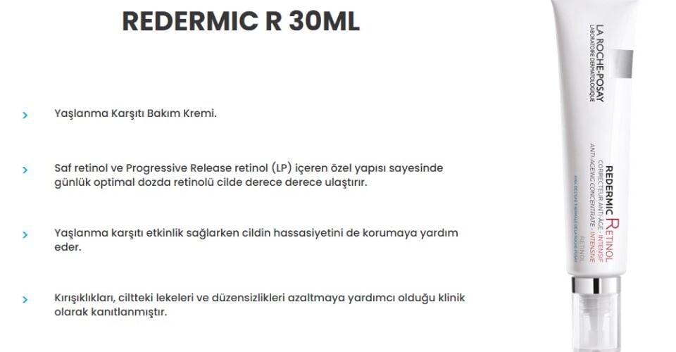 La Roche Posay Redermic R Retinol Kırışıklık Karşıtı Krem 30 ml