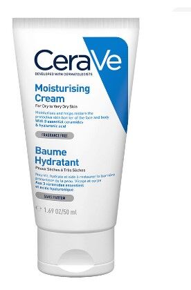 CeraVe Nemlendirici Yüz Ve Vücut Kremi - Kuru Ciltler İçin Seramid Ve Hyalüronik Asit İçerikli 50 ml