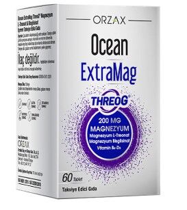 Orzax Ocean ExtraMag Threog Takviye Edici Gıda 60 Tablet