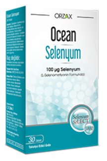 Orzax Ocean Selenyum Takviye Edici Gıda 30 Tablet