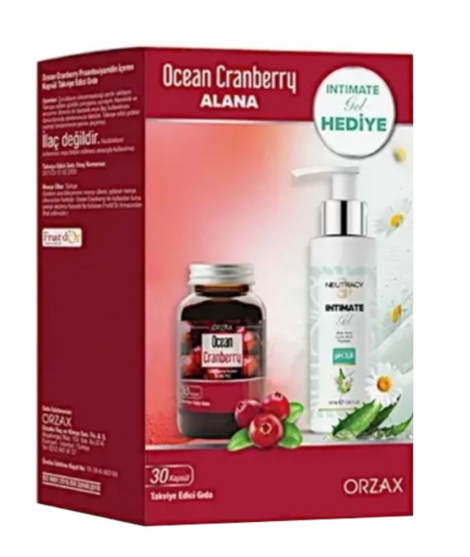 Orzax Ocean Cranberry Alana Intımate Gel Hediye