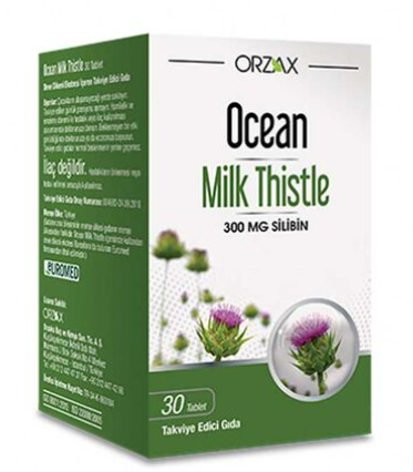 Orzax Ocean Milk Thistle Takviye Edici Gıda 30 Tablet