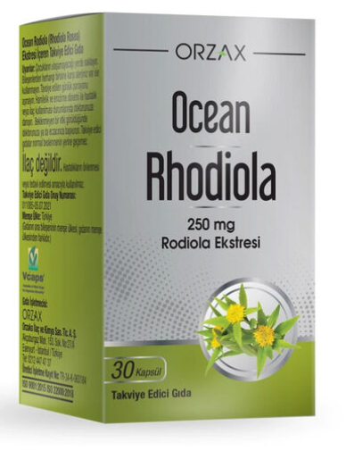Orzax Ocean Rhodiola Kapsül 250mg 30 Kapsül