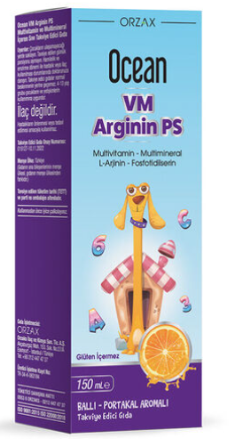 Orzax Ocean VM Arginin PS Takviye Edici Gıda 150 ml