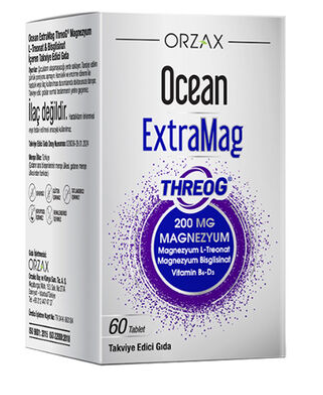 Orzax Ocean ExtraMag Threog Takviye Edici Gıda 60 Tablet
