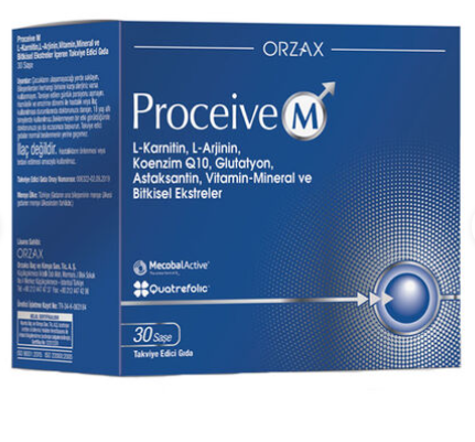 Orzax Proceive M Takviye Edici Gıda 30 Saşe