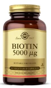 Solgar Biotin 5000 mcg 50 Kapsül