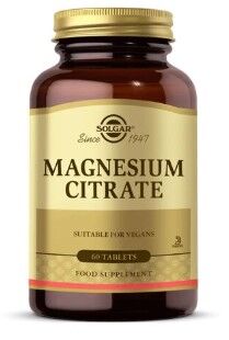 Solgar Magnesium Citrate 200 mg 60 Tablet