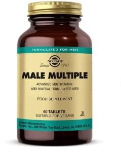 Solgar Male Multiple 60 Tablet-Erkeklere özel besin takviyesi-