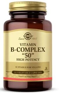 Solgar Vitamin B-Complex 50 - 50 Bitkisel Kapsül