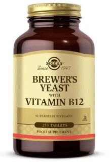 Solgar Brewers Yeast with Vitamin B 12 250 Tablet