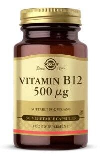 ​Solgar Vitamin B12 500 mcg 50 Kapsül