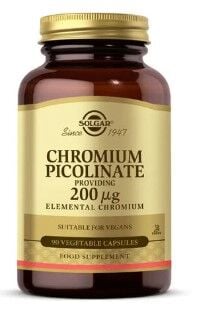 Solgar Chromium Picolinate 200 mcg 90 Kapsül