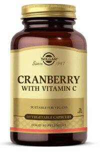 Solgar Cranberry With Vitamin C 60 Kapsül