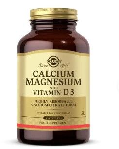 Solgar Calcium Magnesium with Vitamin D3 150 Tablet