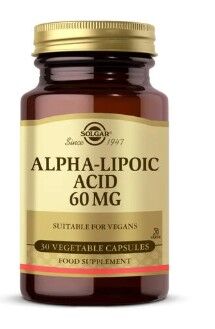 Solgar Alpha Lipoic Acid 60 mg 30 Kapsül