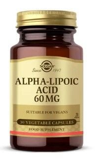 Solgar Alpha Lipoic Acid 60 mg 30 Kapsül