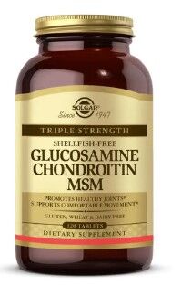 Solgar Glucosamine Chondroitin MSM 120 Tablet