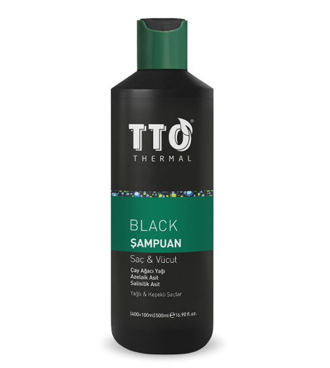 TTO Black Saç ve Vücut Şampuanı 400+100 ml