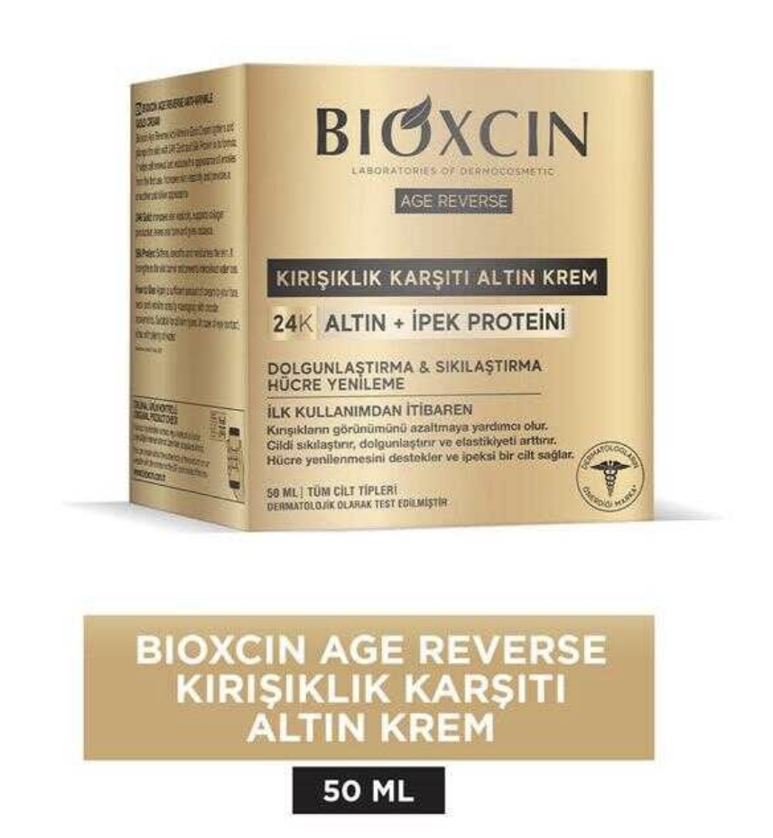 Bioxcin Age Reverse Kırışıklık Karşıtı Altın Krem 50 ML