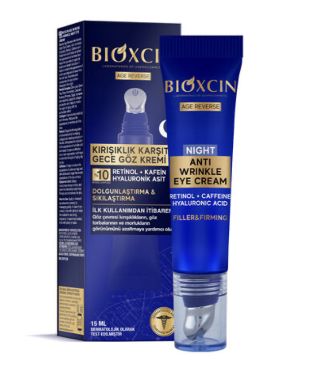 Bioxcin Age Reverse Kırışıklık Karşıtı Gece Göz Çevresi Kremi 15 ml