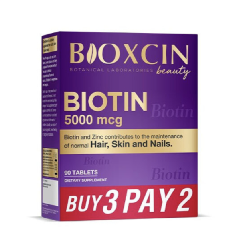 Bioxcin Biotin 5000 mcg 90 Tablet - 3 AL 2 ÖDE