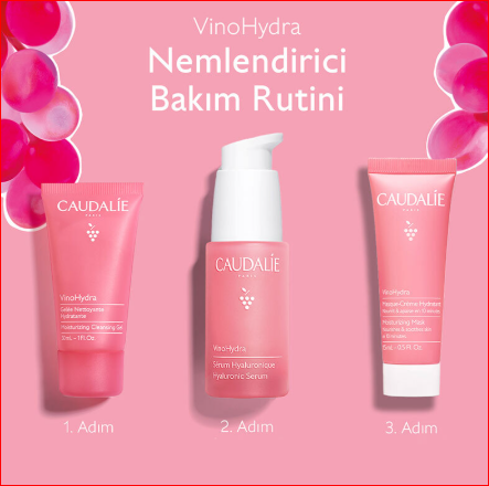 Caudalie VinoHydra Nemlendirici Bakım Rutini
