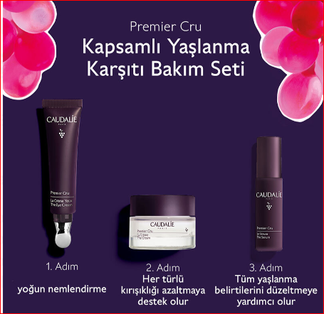 Caudalie Premier Cru Kapsamlı Yaşlanma Karşıtı Bakım Seti