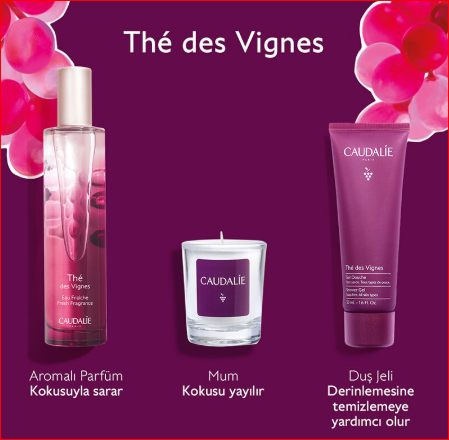 Caudalie The des Vignes Aromalı Parfüm Set