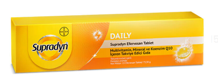 Supradyn Efervesan Portakal Aromalı 15 Tablet