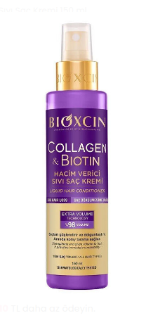 Bioxcin Collagen Biotin Hacim Verici Sıvı Saç Kremi 150 ml