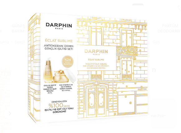 Darphin Eclat Sublime C Vitamini İçeren Antioksidan İçeren Gençlik Işıltısı Seti