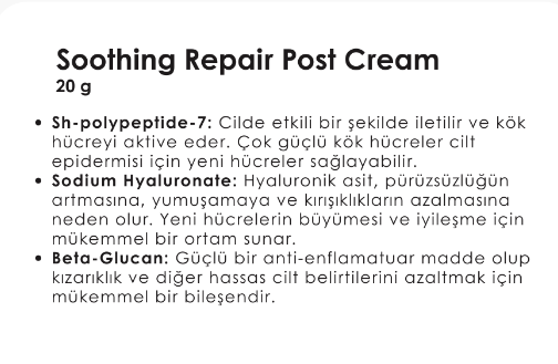 Genosys Soothing Repair Postcream 20 ml